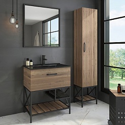 Comforty Мебель для ванной Бредфорд 75 дуб темный – фотография-2